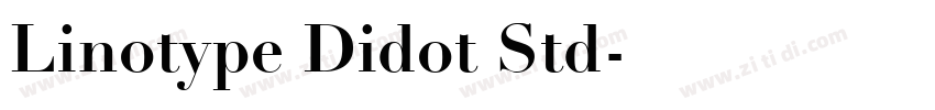 Linotype Didot Std字体转换